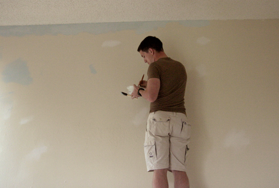 Painting the bedroom, part 2